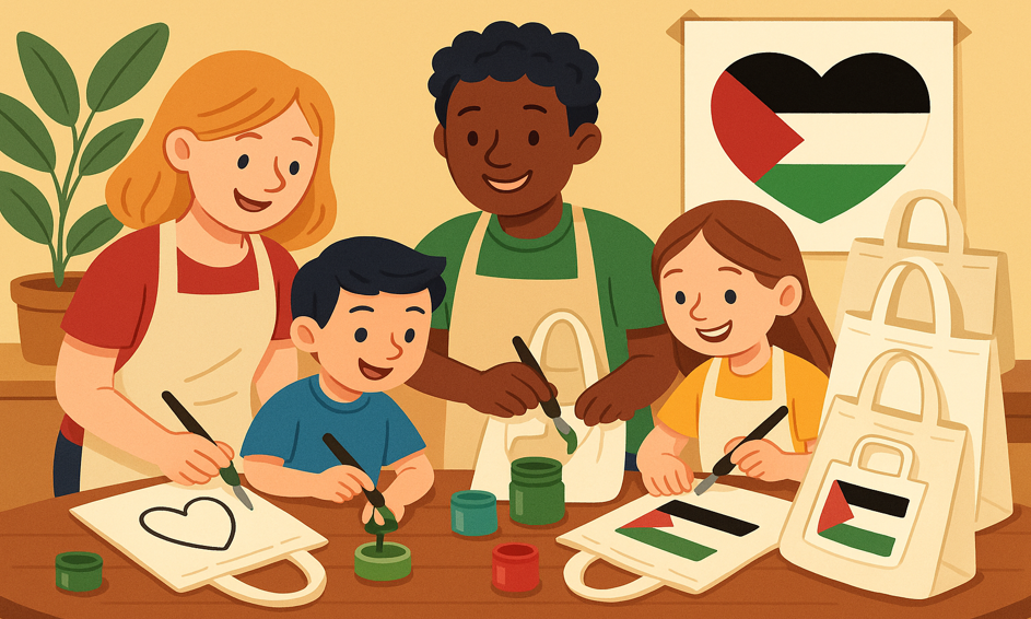 Taller de Bolsas por Palestina